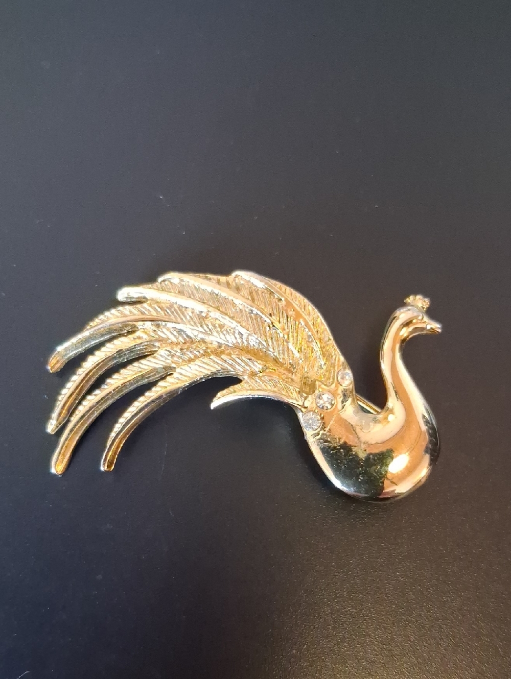 Vintage Bird Of Paradise Brooch